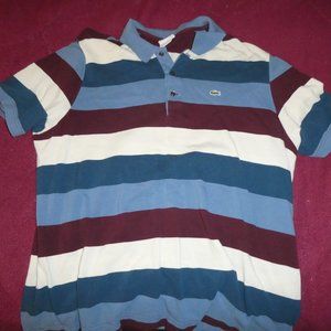 Lacoste Large multi color 100% cotton